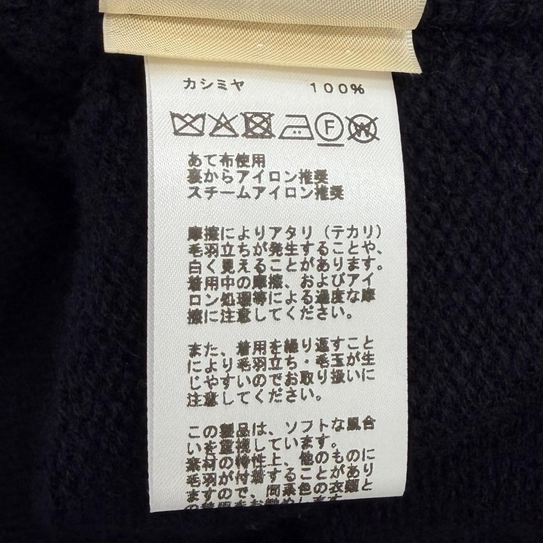 Pristine HERMES cardigan Navy cashmere Women 36 5E2727D1