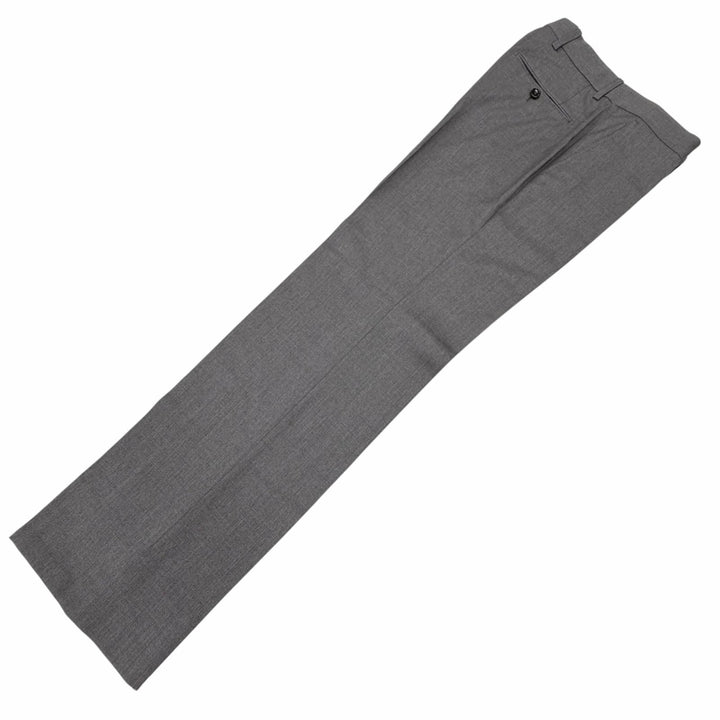 Excellent GUCCI two-piece set Logo button single-breasted suit gray wool 252024
