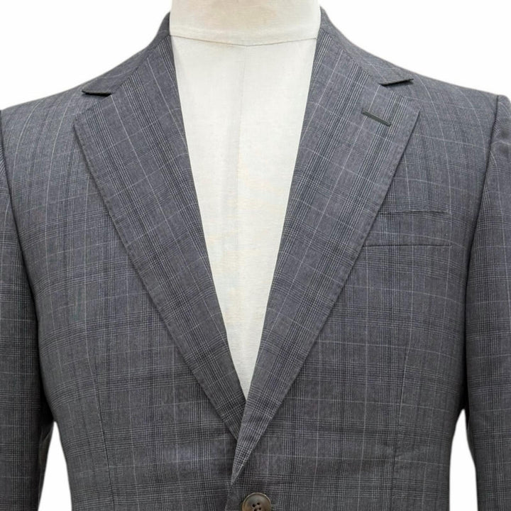 Excellent GUCCI two-piece set gray wool mens 44 429341