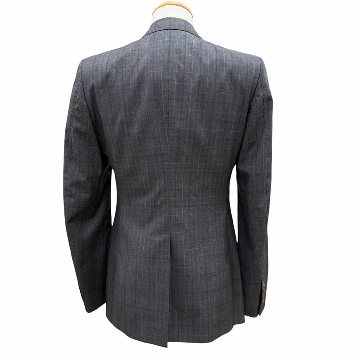 Excellent GUCCI two-piece set gray wool mens 44 429341
