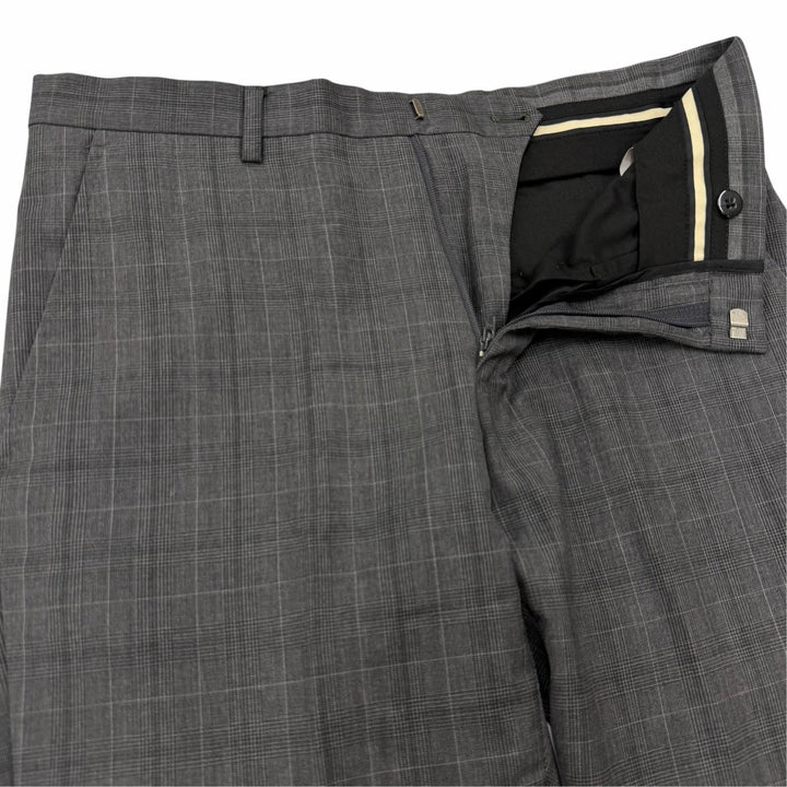 Excellent GUCCI two-piece set gray wool mens 44 429341
