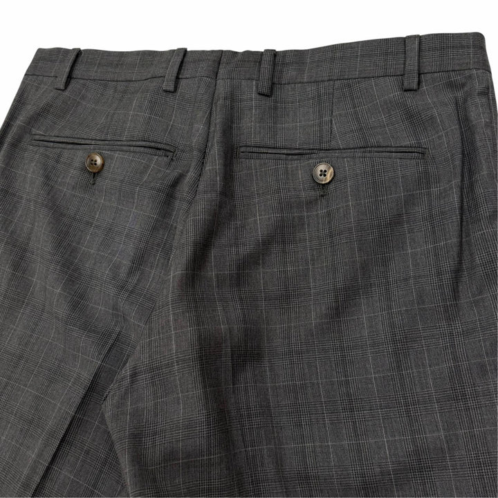 Excellent GUCCI two-piece set gray wool mens 44 429341