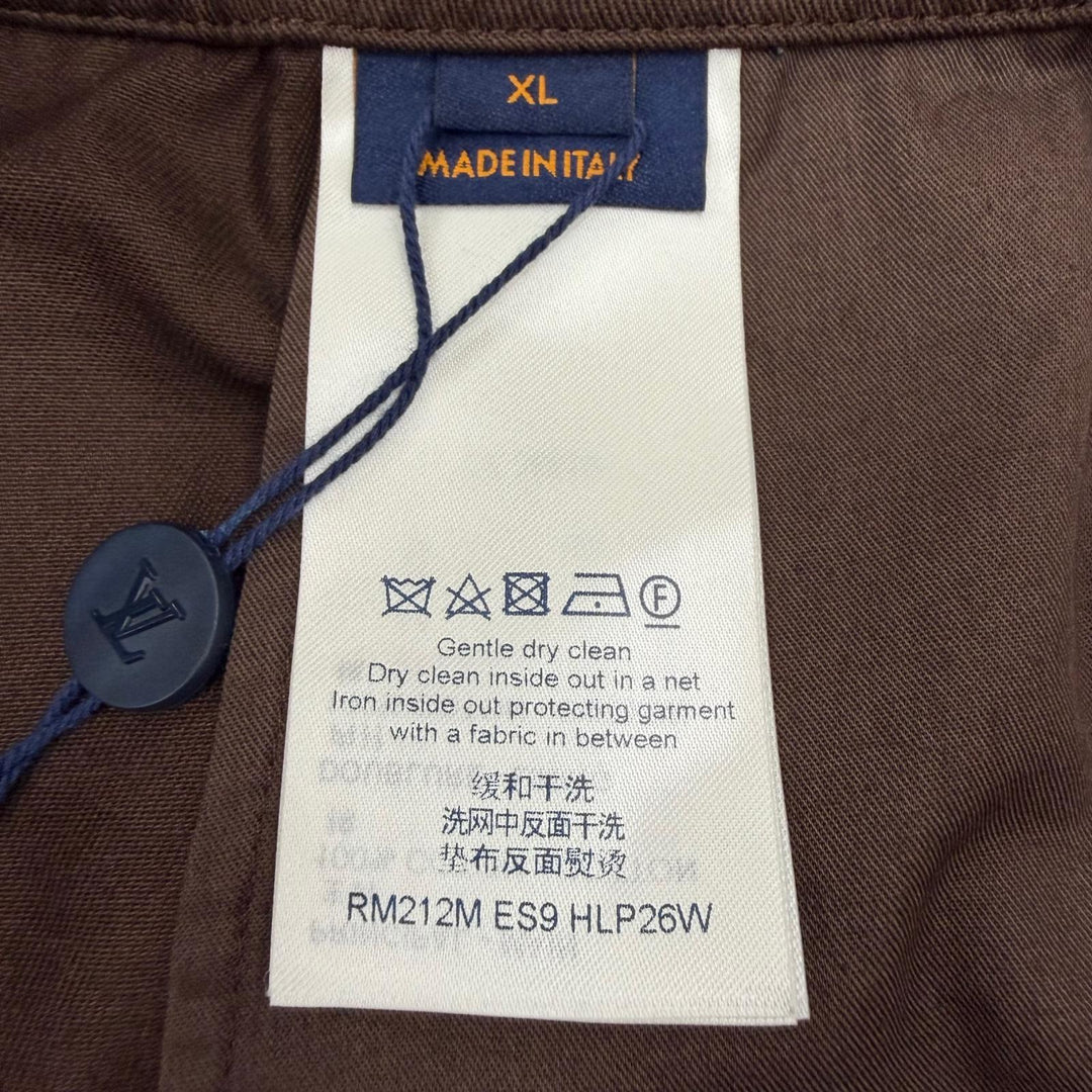 Pristine LOUIS VUITTON NBA Shorts Capsule Collection Drop2 Letter Shorts Brown