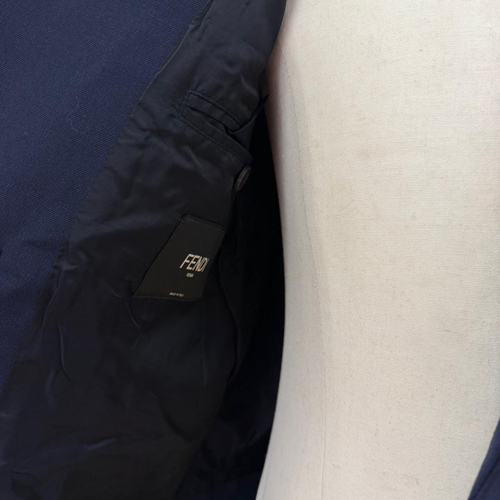 Great FENDI Blouson Logo-emblazoned buttons, asymmetrical double-breasted FWD199