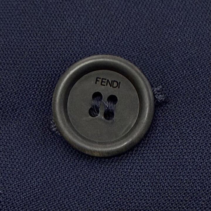 Great FENDI Blouson Logo-emblazoned buttons, asymmetrical double-breasted FWD199