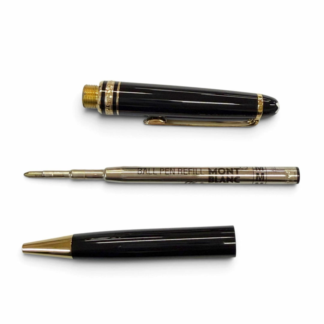 Great MONTBLANC Ballpoint pen Meisterstück Classic Pix White Star Twist Type