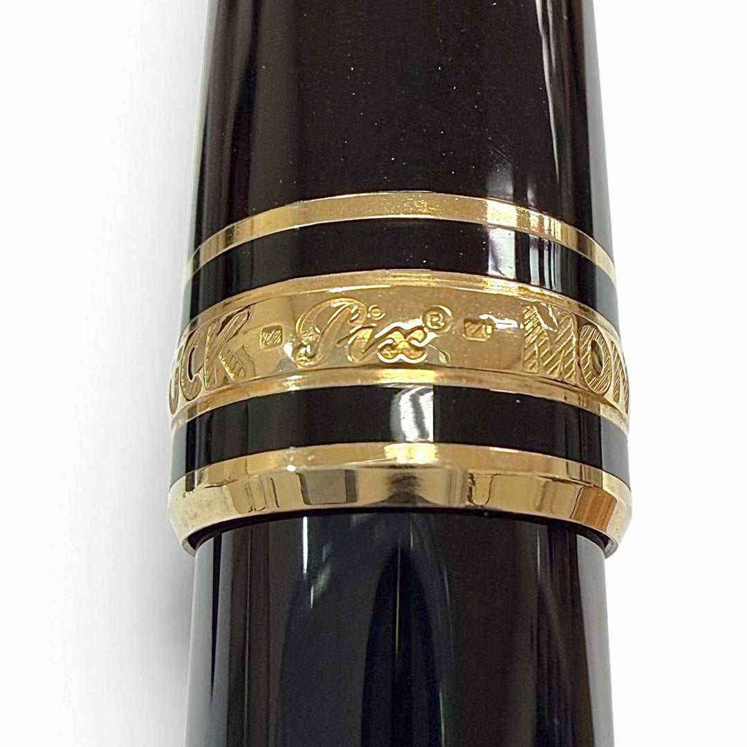 Great MONTBLANC Ballpoint pen Meisterstück Classic Pix White Star Twist Type