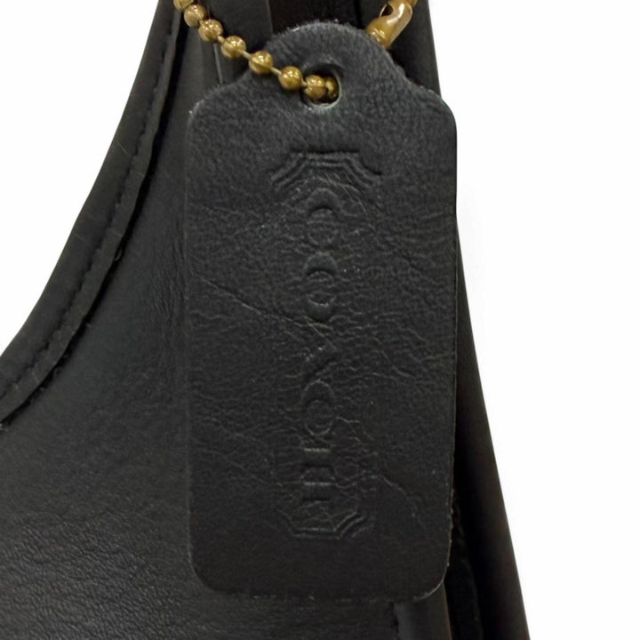 Excellent COACH Shoulder Bag Ergo Old Coach Glove Leather black 9033