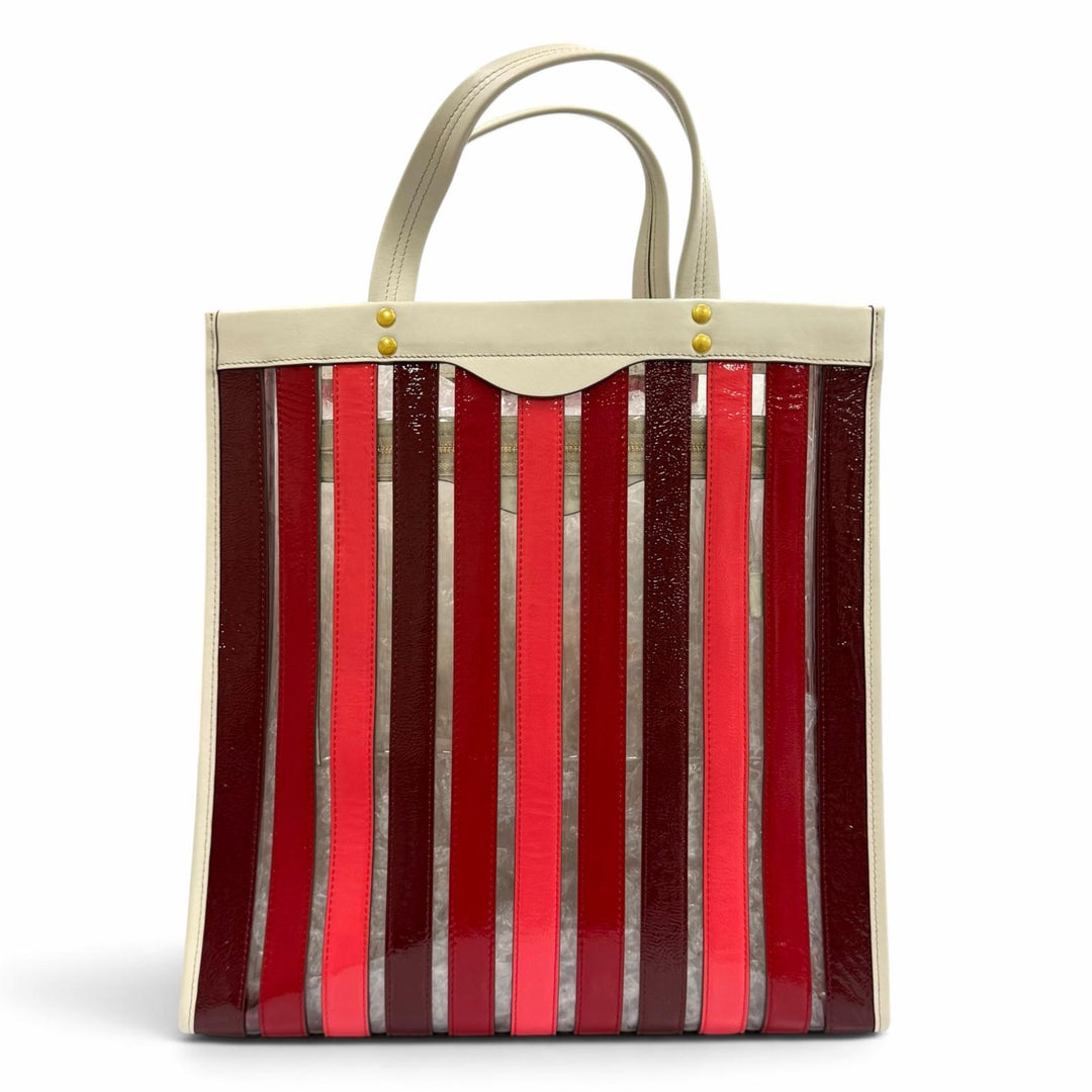 Excellent Anya Hindmarch Tote Bag Multi Stripes Tote Logo-print leather Women