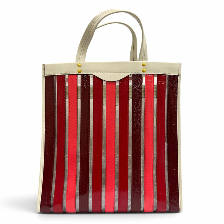 Excellent Anya Hindmarch Tote Bag Multi Stripes Tote Logo-print leather Women