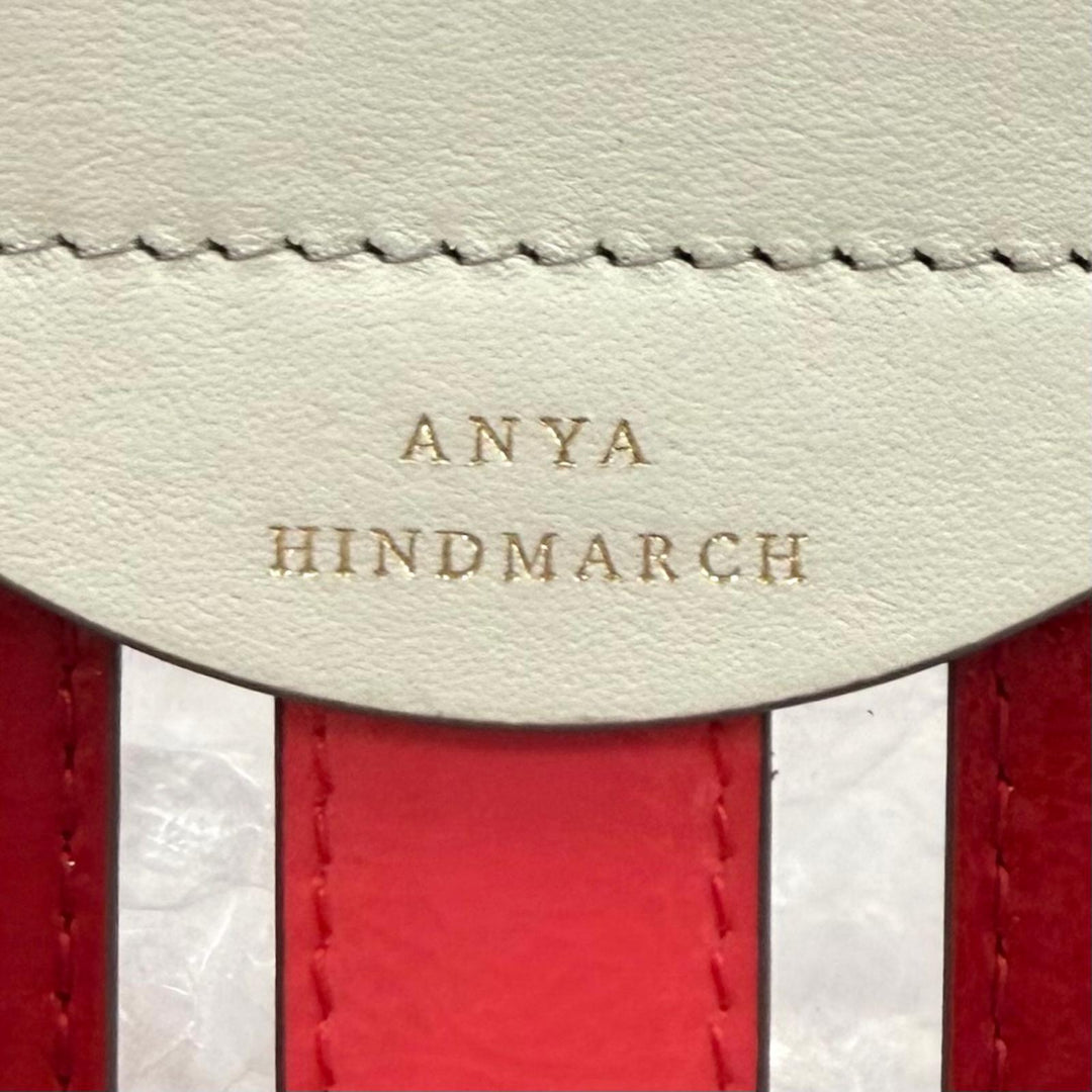 Excellent Anya Hindmarch Tote Bag Multi Stripes Tote Logo-print leather Women