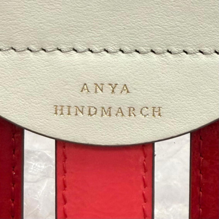 Excellent Anya Hindmarch Tote Bag Multi Stripes Tote Logo-print leather Women