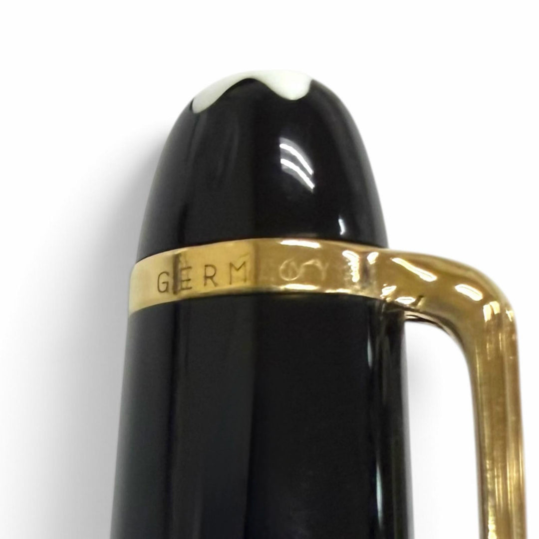 Excellent MONTBLANC fountain pen Meisterstück Classic black 14K mens