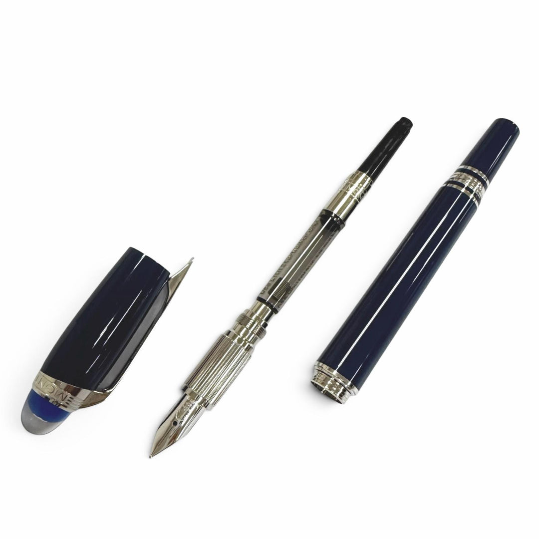 Pristine MONTBLANC fountain pen Starwalker Blue Planet