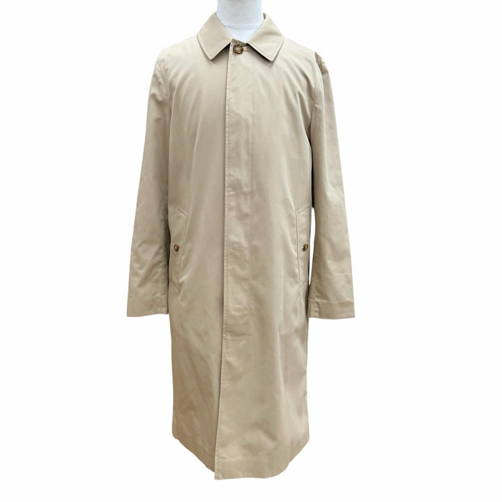 Pristine BURBERRY coat Nova check pattern lining, concealed placket. 48 8111615