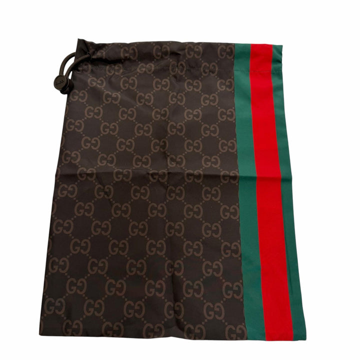 Pristine GUCCI Shorts GG Supreme Swim shorts Dark brown mens IT 50 796679