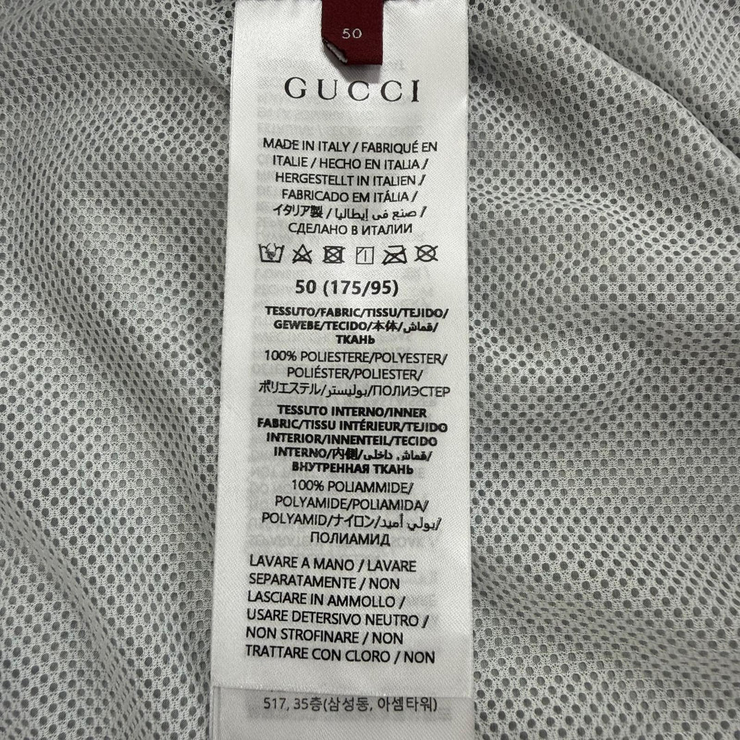 Pristine GUCCI Shorts GG Supreme Swim shorts Dark brown mens IT 50 796679