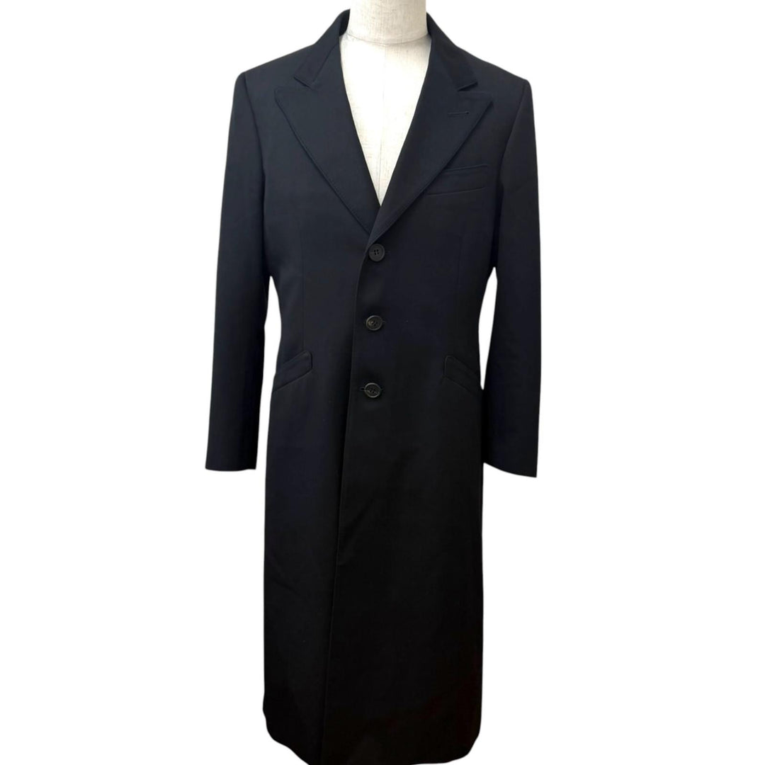 Excellent Paul Smith LONDON Chester coat black wool mens L