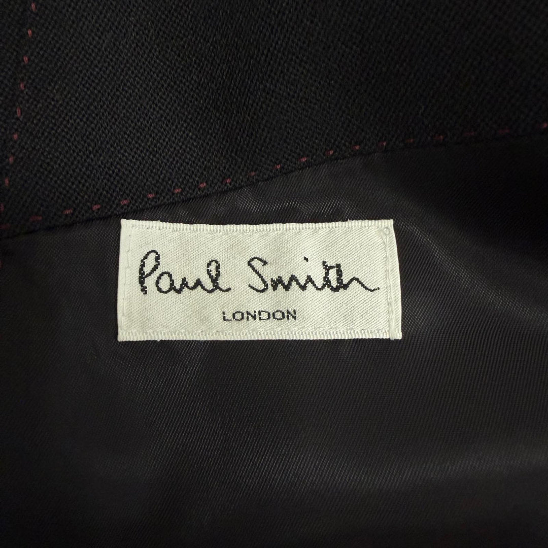 Excellent Paul Smith LONDON Chester coat black wool mens L