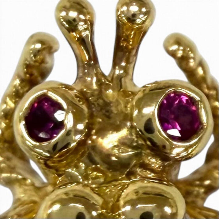 Great TIFFANY&Co. Brooch BEE (Bee) Ruby Yellow Gold 750(YG) Women