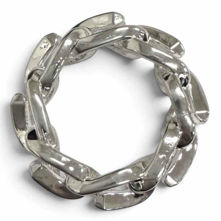 Excellent TIFFANY&Co. Ring ring Forge Link Silver AG925 mens 50