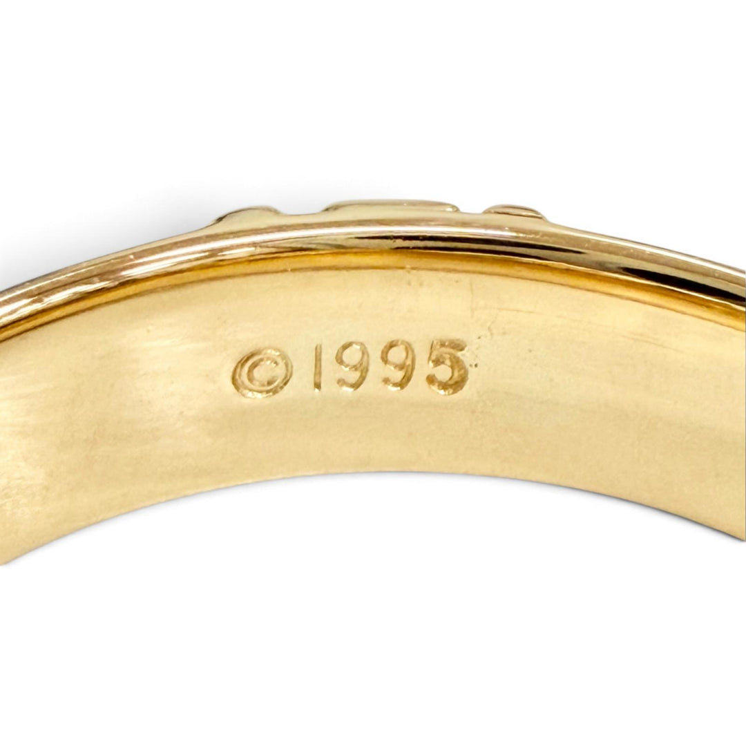 Excellent TIFFANY&Co. Atlas Numeric Ring 750(YG) K18 Yellow Gold 750 Women