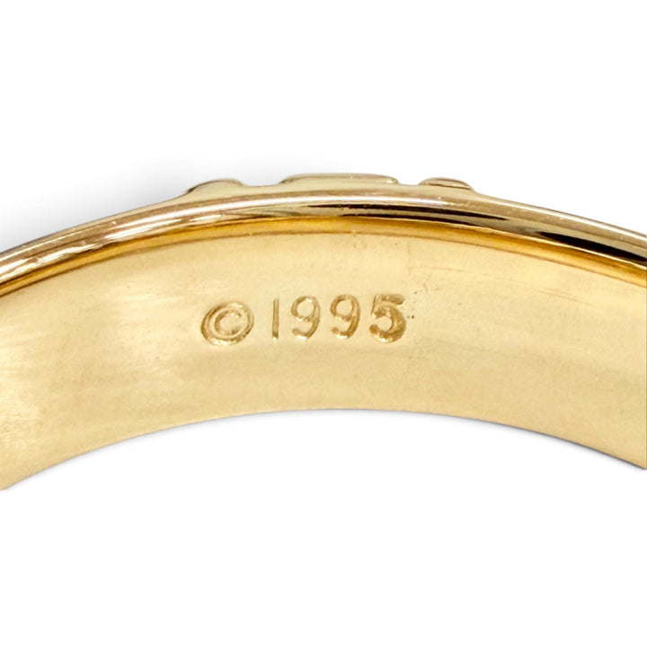 Excellent TIFFANY&Co. Atlas Numeric Ring 750(YG) K18 Yellow Gold 750 Women