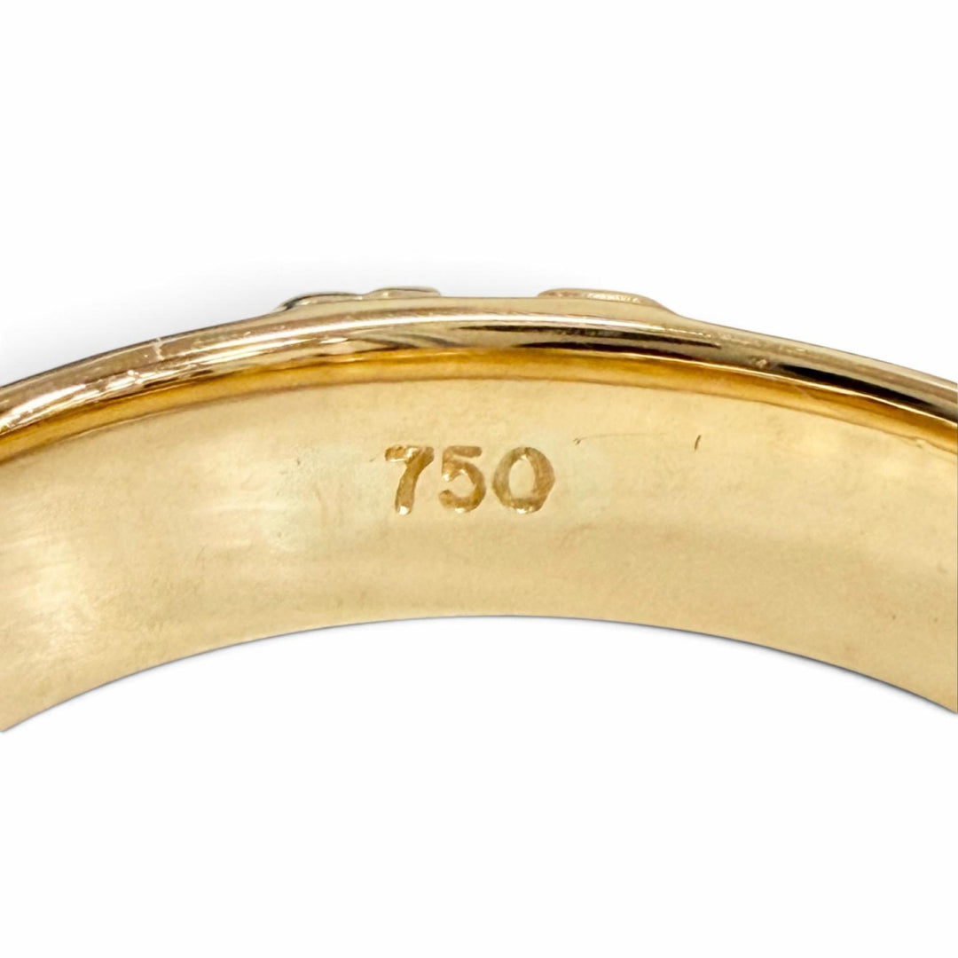 Excellent TIFFANY&Co. Atlas Numeric Ring 750(YG) K18 Yellow Gold 750 Women