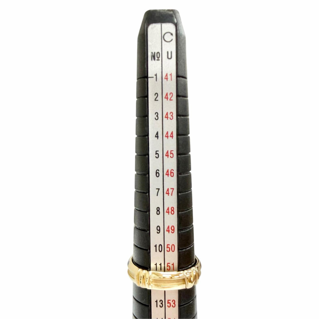 Excellent TIFFANY&Co. Atlas Numeric Ring 750(YG) K18 Yellow Gold 750 Women