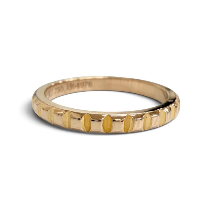 Excellent BOUCHERON Quatre Clou de Paris Small Ring 750(PG) Pink gold 45