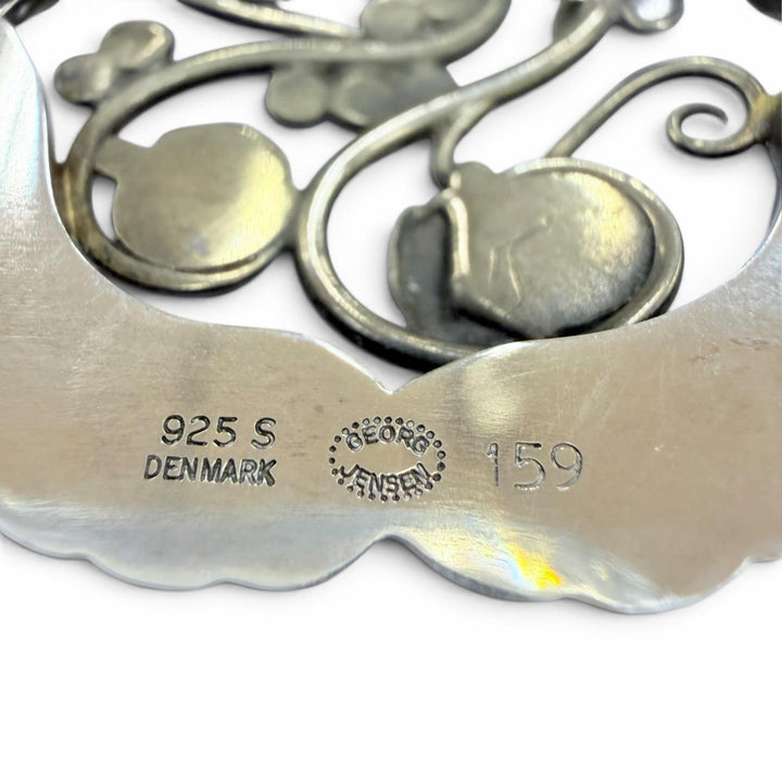 Great Georg Jensen Brooch Blossom Silver 925 Women 159