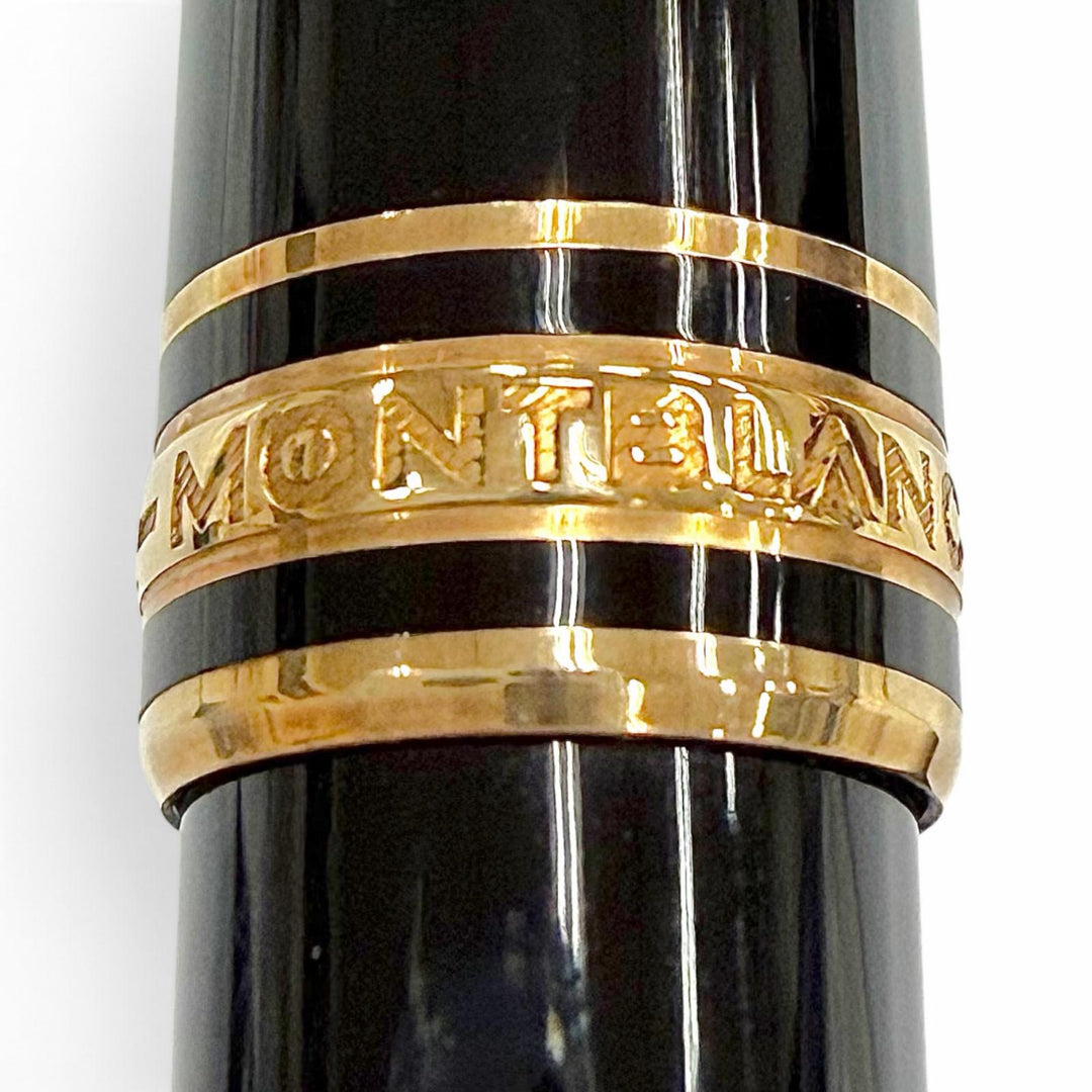 Great MONTBLANC Ballpoint pen Meisterstück Classic White Star Twist Type black