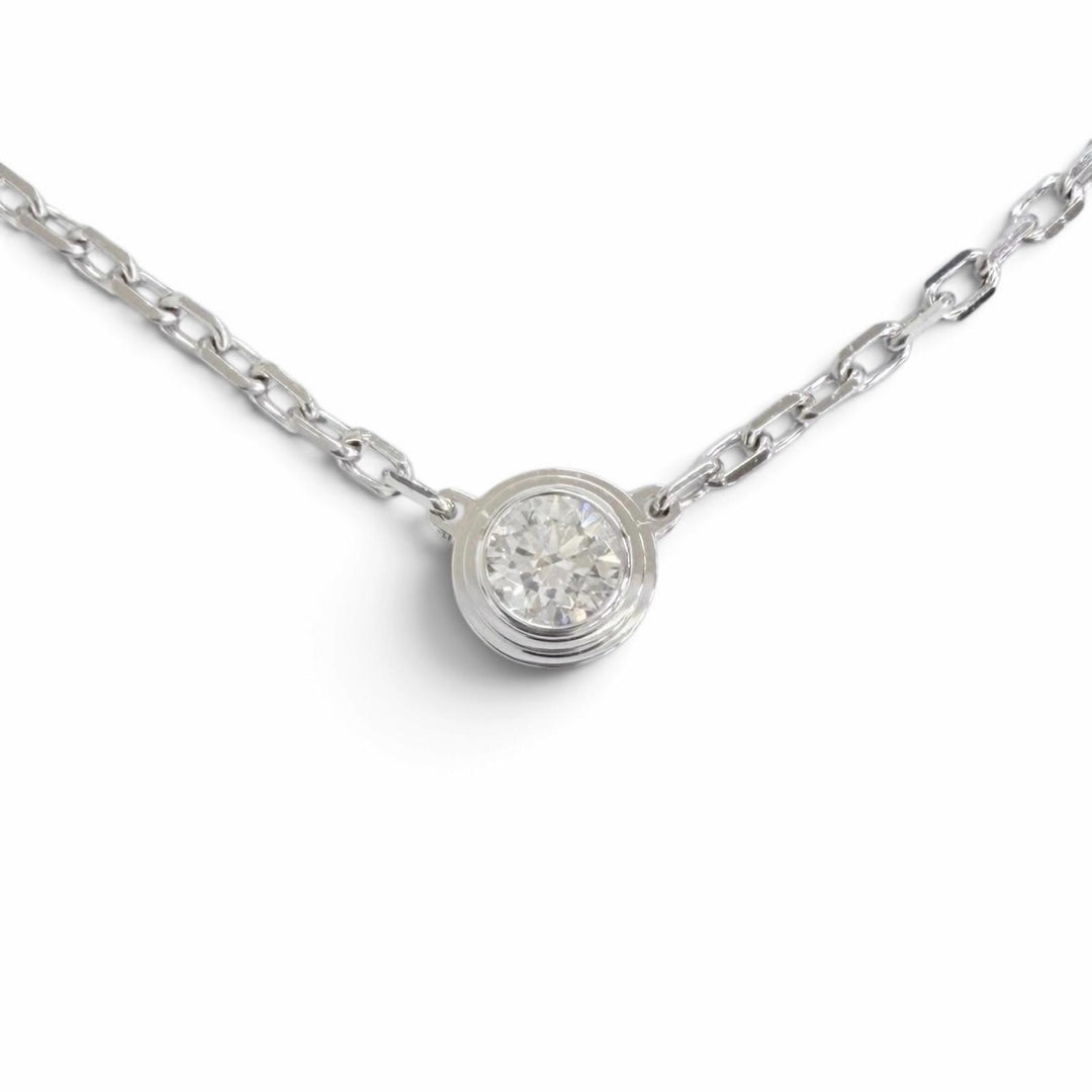 Excellent Cartier Amour SM Necklace 750(WG) Purchased in January 2026 171GPK