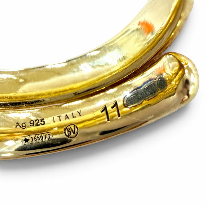 Great BOTTEGAVENETA Ring ring Bandeau ring gold AG925 Women 804848