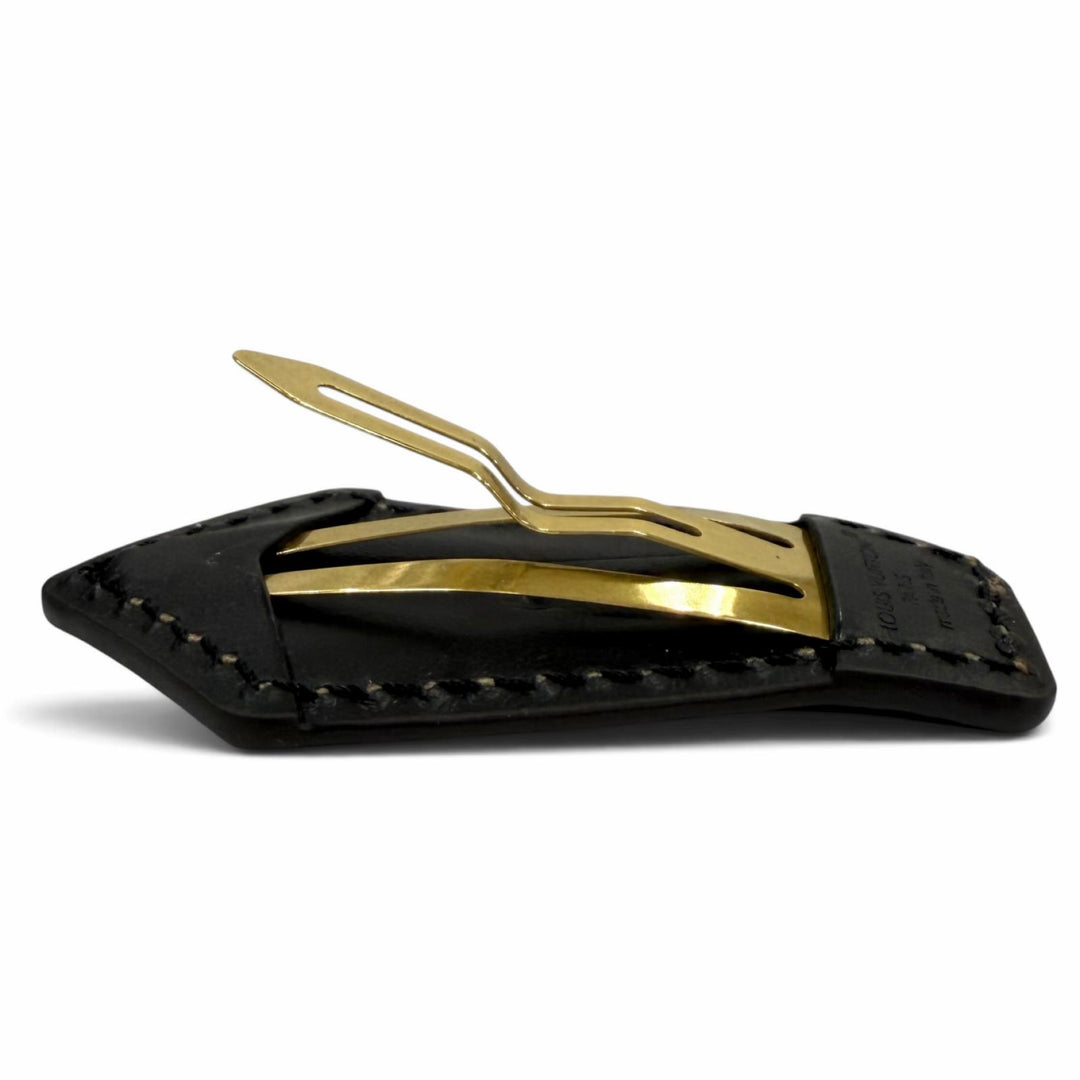 Excellent LOUIS VUITTON Valletta Set 2 Barrette LV Backstage Mini Brown M02185