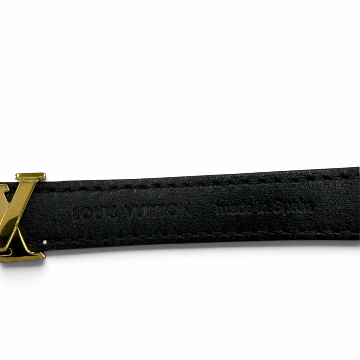 Great LOUIS VUITTON LV Iconic Monogram Bracelet Brown leather Women 19 M8526