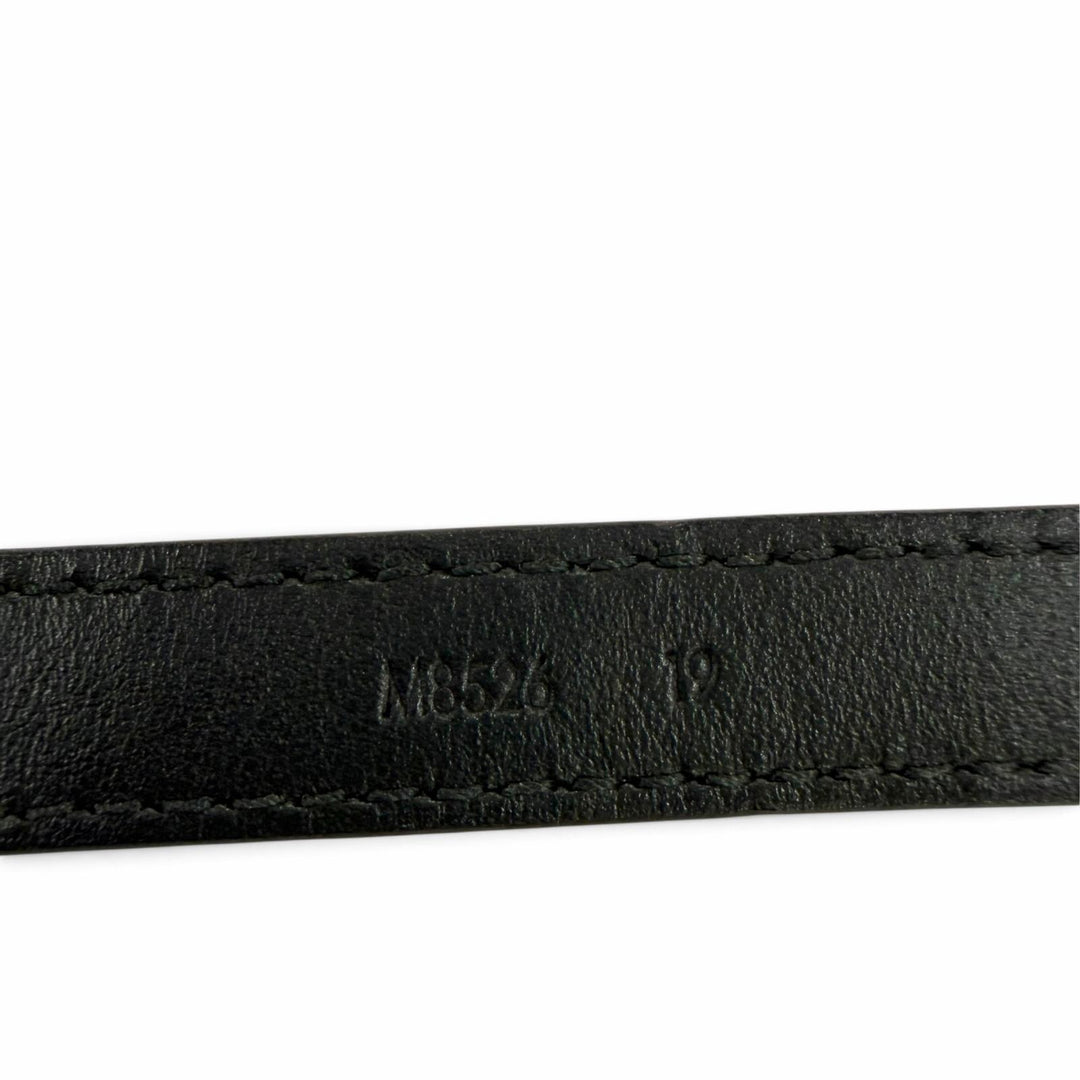 Great LOUIS VUITTON LV Iconic Monogram Bracelet Brown leather Women 19 M8526