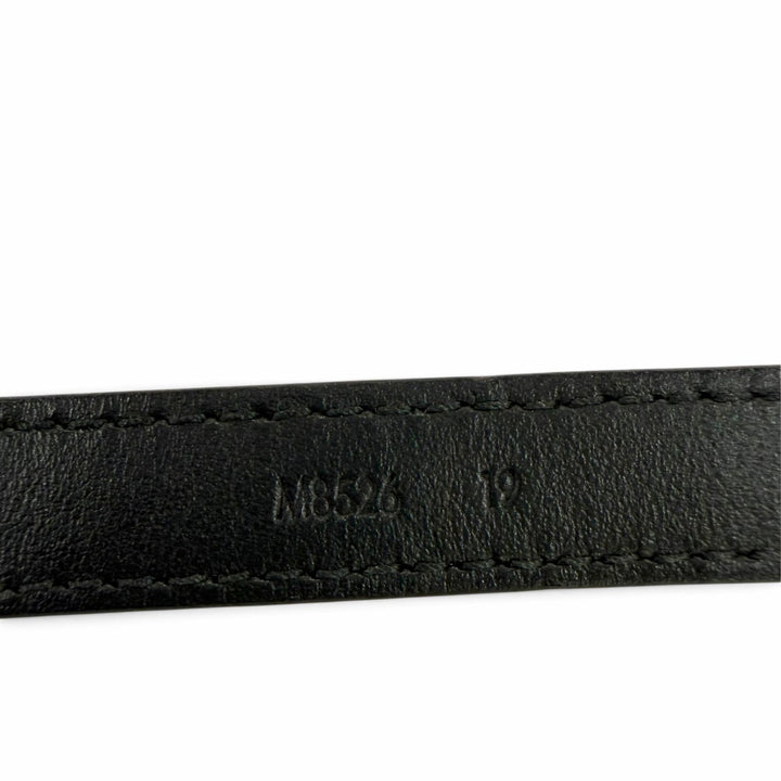 Great LOUIS VUITTON LV Iconic Monogram Bracelet Brown leather Women 19 M8526