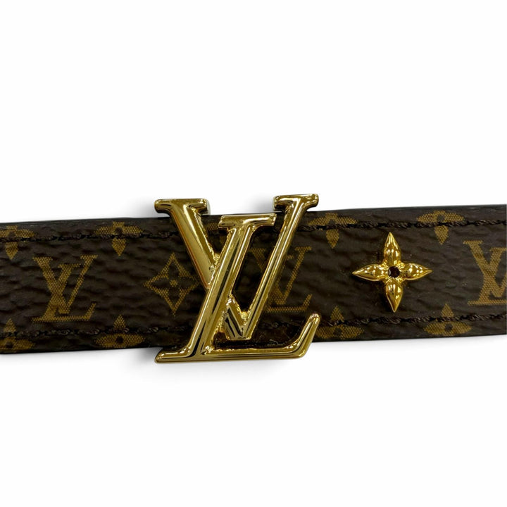 Great LOUIS VUITTON LV Iconic Monogram Bracelet Brown leather Women 19 M8526