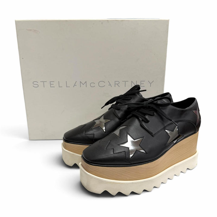 Great Stella McCartney sneakers ELYSE Platform Star Thick Sole black 36.5 363998
