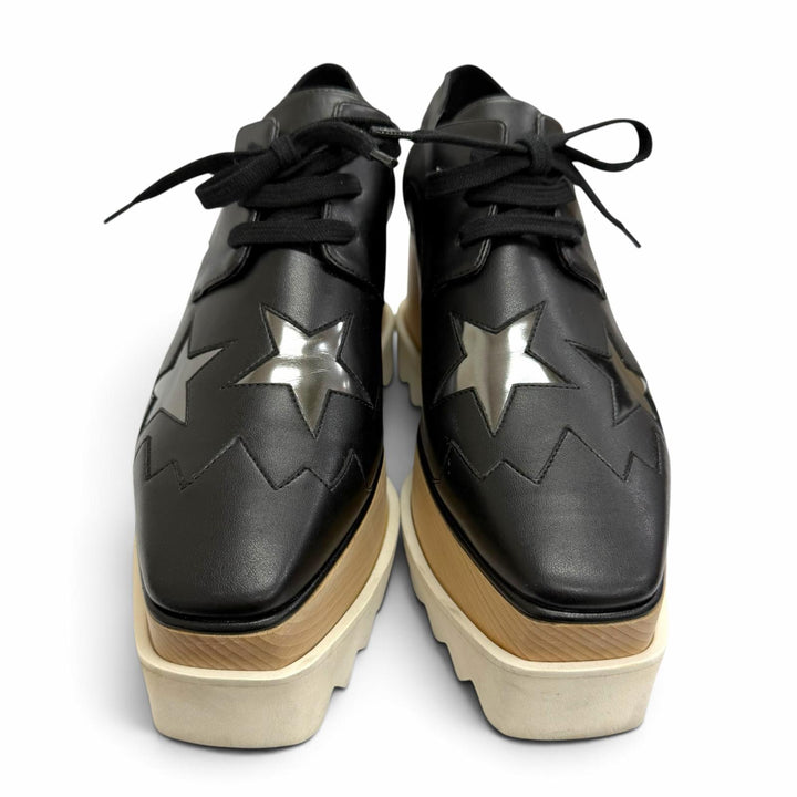 Great Stella McCartney sneakers ELYSE Platform Star Thick Sole black 36.5 363998