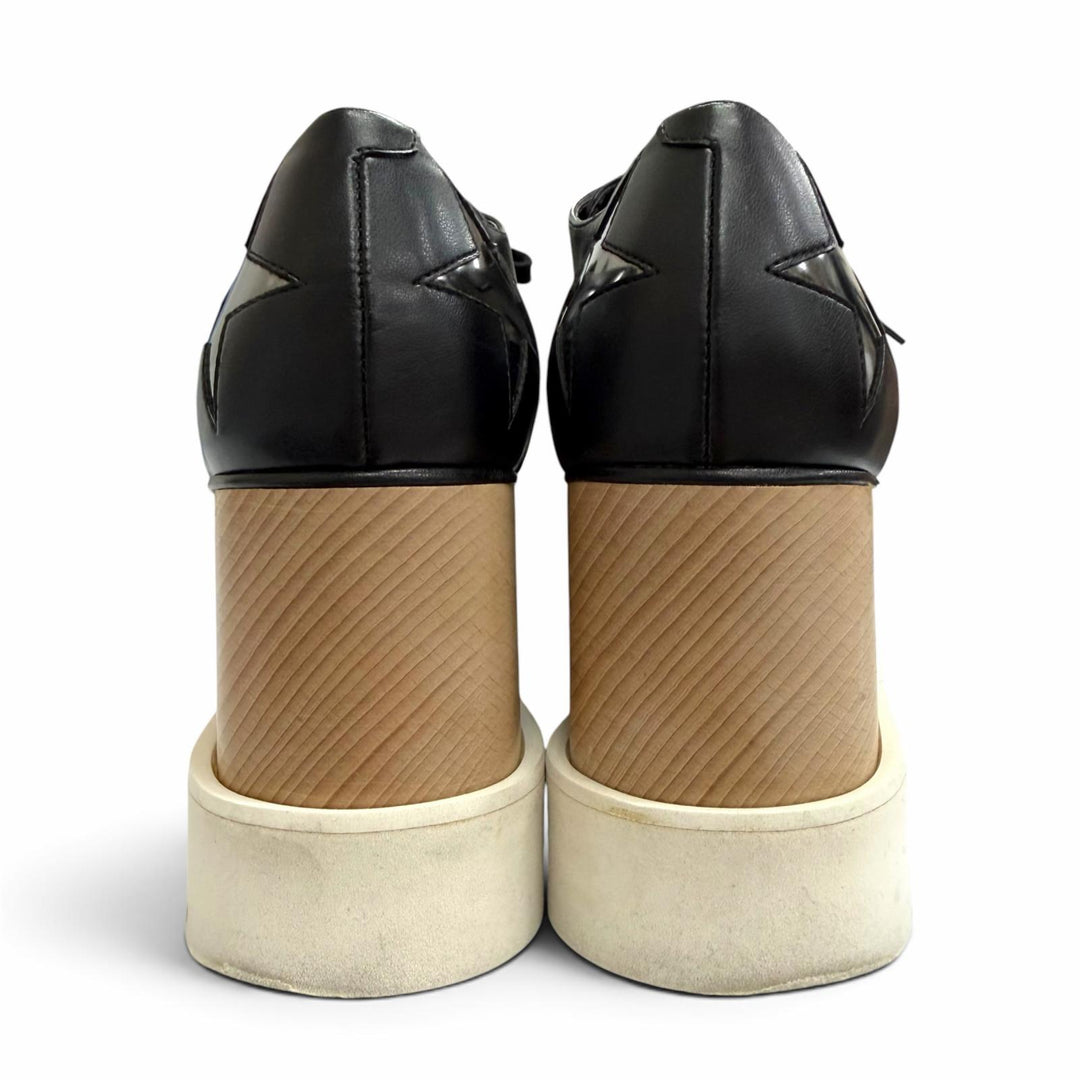 Great Stella McCartney sneakers ELYSE Platform Star Thick Sole black 36.5 363998