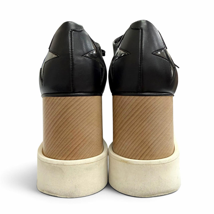 Great Stella McCartney sneakers ELYSE Platform Star Thick Sole black 36.5 363998