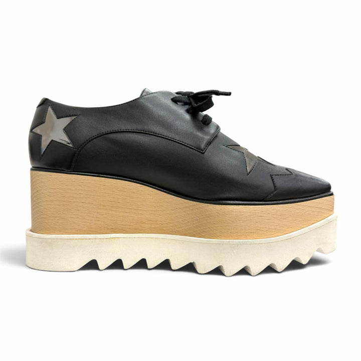 Great Stella McCartney sneakers ELYSE Platform Star Thick Sole black 36.5 363998