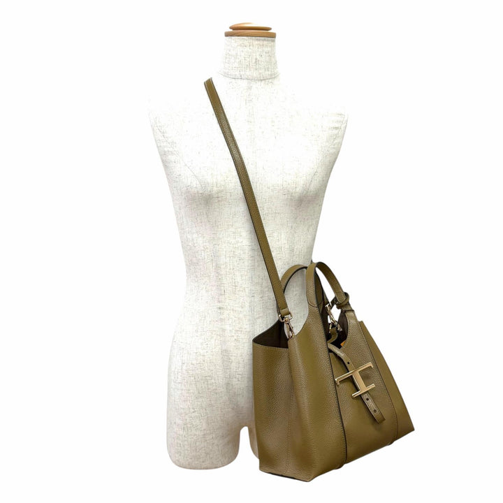 Excellent TODS Shoulder Bag T Timeless Mini Shopping Bag 2-Way XBWTSBA9100