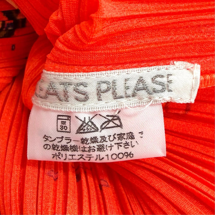 Excellent PLEATS PLEASE 横尾忠則 Long sleeve shirt Space design 3 PP02-JJ101
