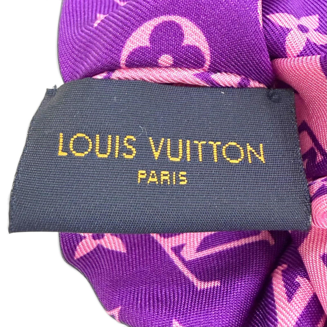 Excellent LOUIS VUITTON LV Circle Monogram Scrunchie 2-Piece Set MP3098