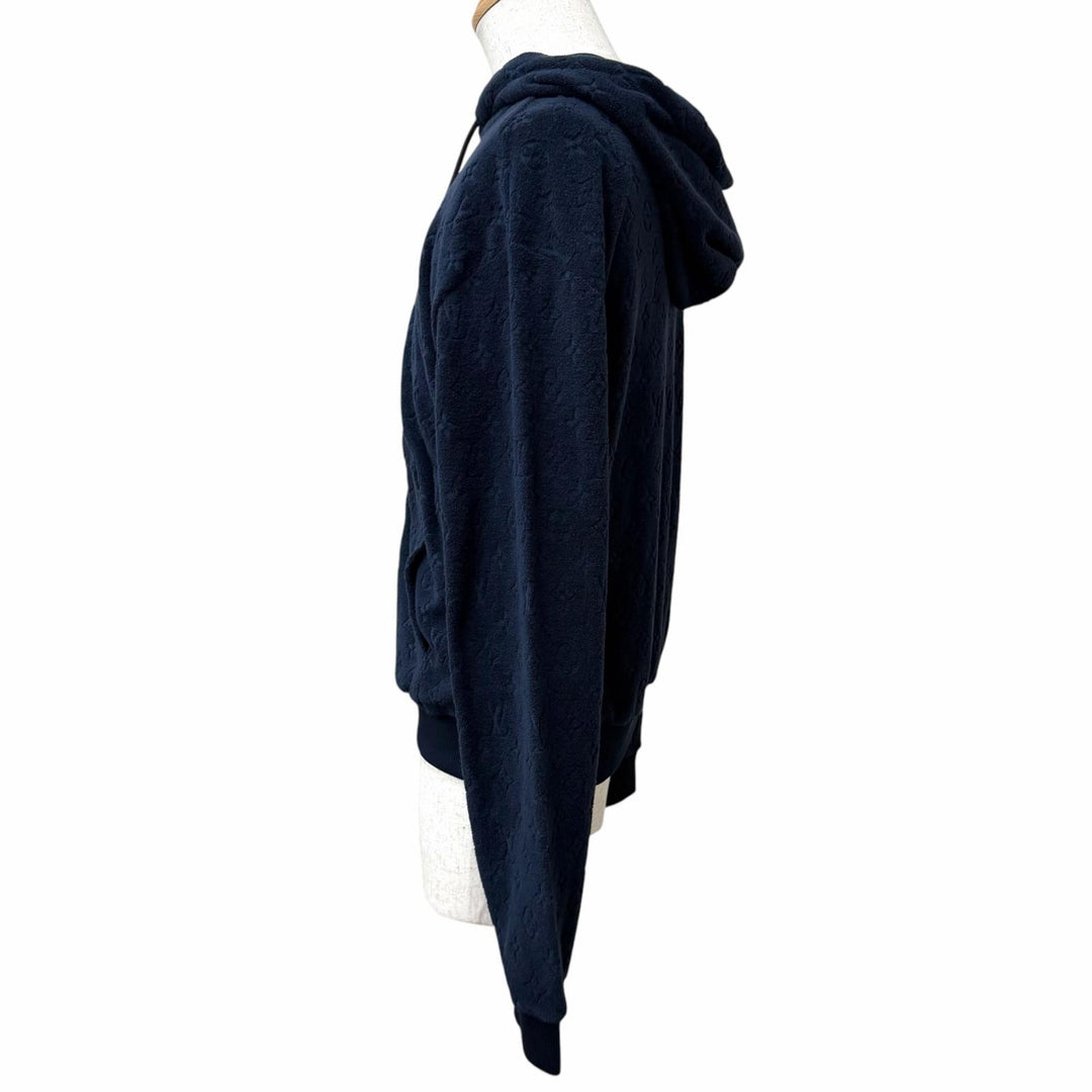 Excellent LOUIS VUITTON hoodie Monogram French Terry Zip Through Hoodie