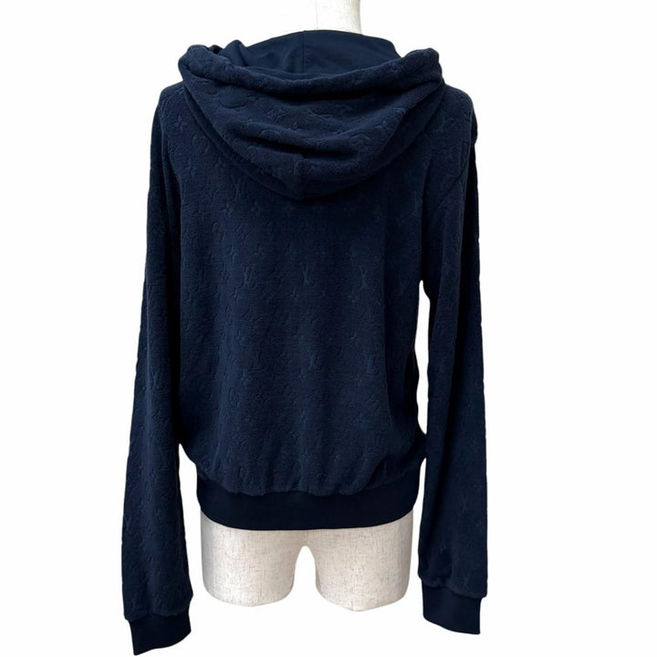 Excellent LOUIS VUITTON hoodie Monogram French Terry Zip Through Hoodie