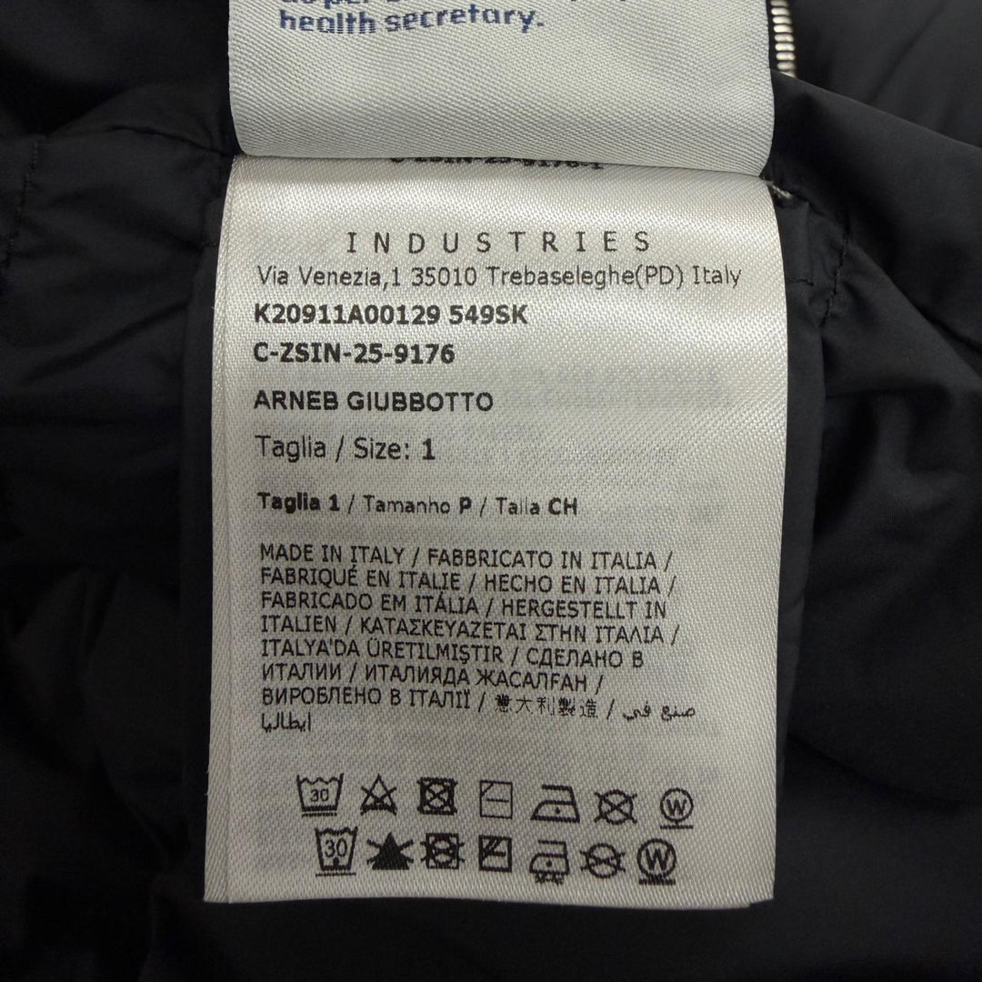 Pristine MONCLER Down jacket ARNEB GIUBBOTTO Charcoal gray
